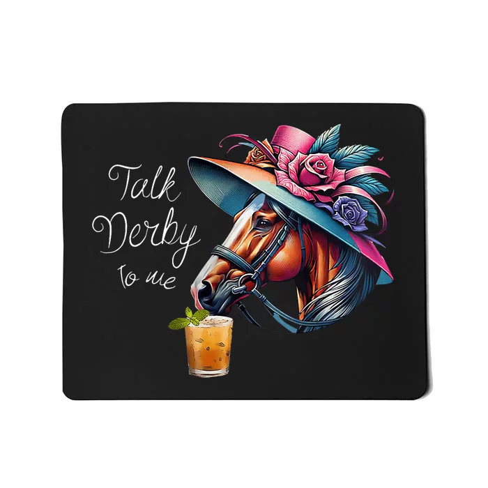 Funny Talk Derby To Me Racing Horse Mousepad