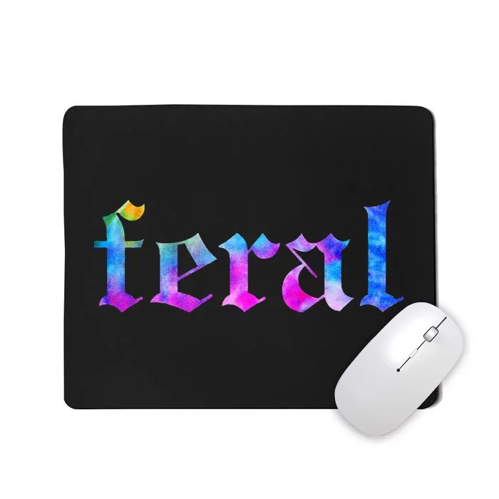 Feral Tie Dye Mousepad