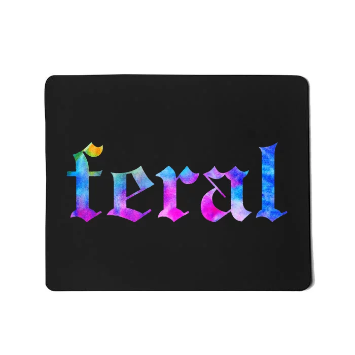 Feral Tie Dye Mousepad