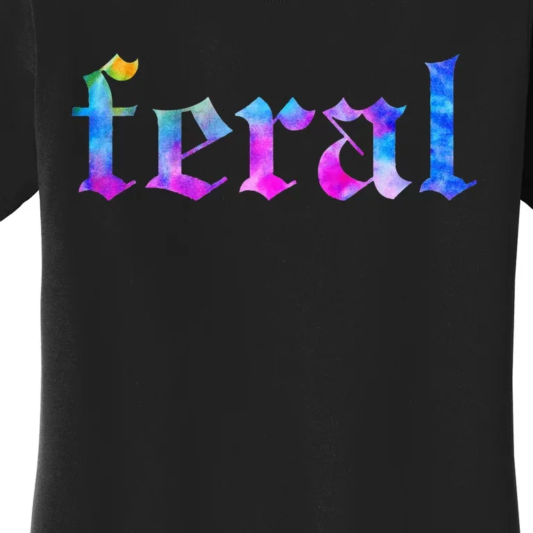 Feral Tie Dye Women's T-Shirt