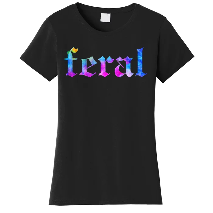 Feral Tie Dye Women's T-Shirt