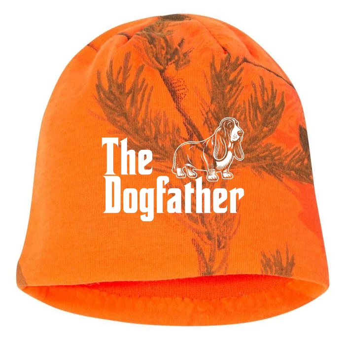 Funny The Dogfather Bassett Hound Lover Kati - Camo Knit Beanie