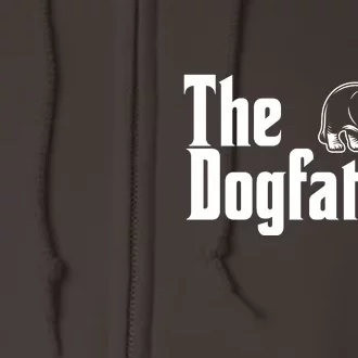 Funny The Dogfather Bassett Hound Lover Full Zip Hoodie