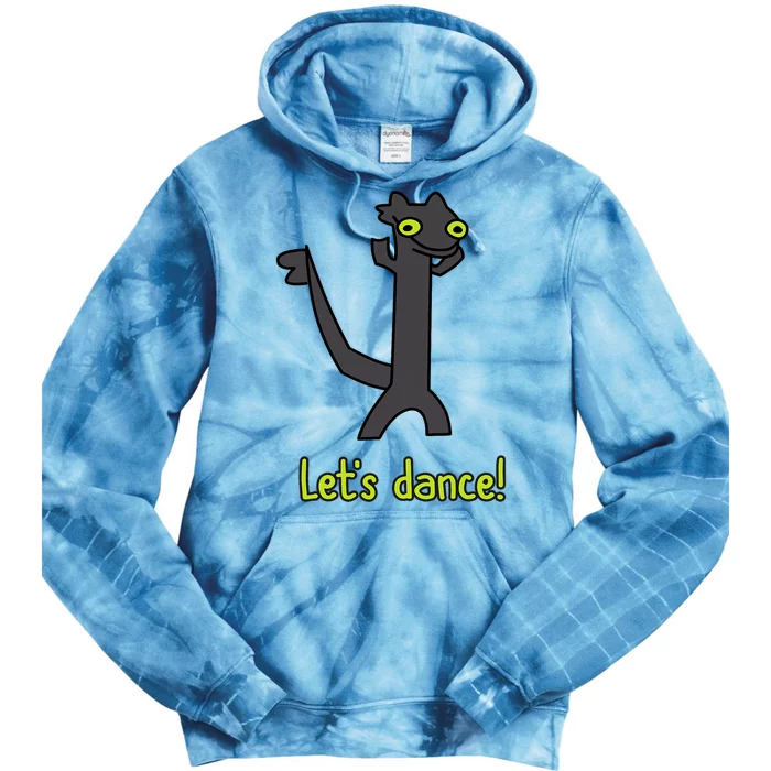 Funny Toothless Dance Meme LetS Dance Tie Dye Hoodie