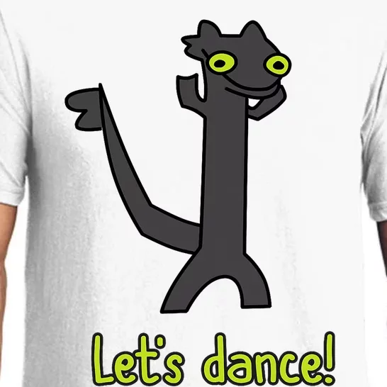 Funny Toothless Dance Meme LetS Dance Pajama Set