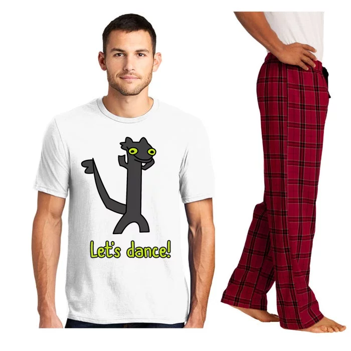 Funny Toothless Dance Meme LetS Dance Pajama Set