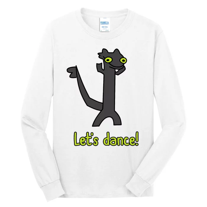 Funny Toothless Dance Meme LetS Dance Tall Long Sleeve T-Shirt