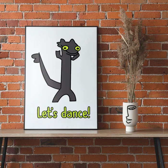 Funny Toothless Dance Meme LetS Dance Poster