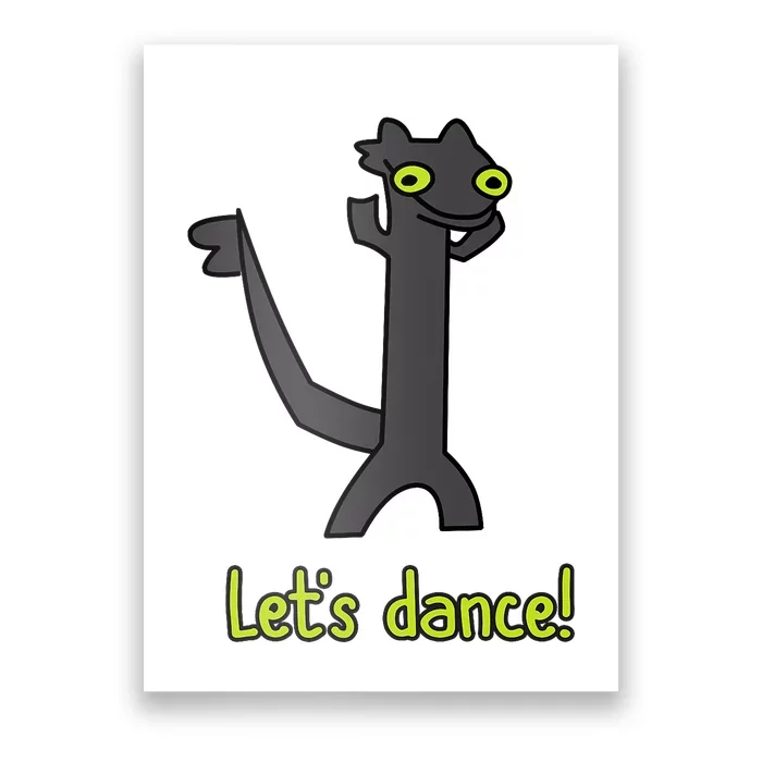 Funny Toothless Dance Meme LetS Dance Poster