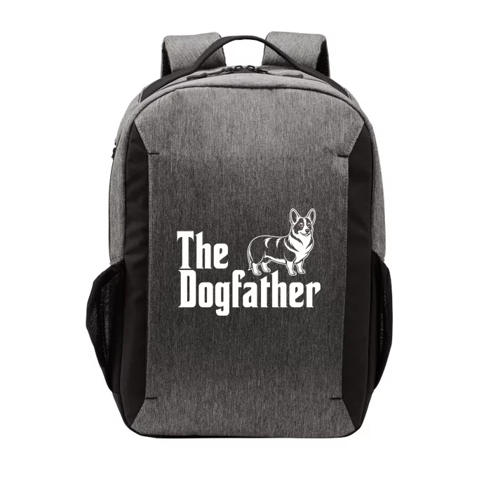 Funny The Dogfather Corgi Lover Vector Backpack