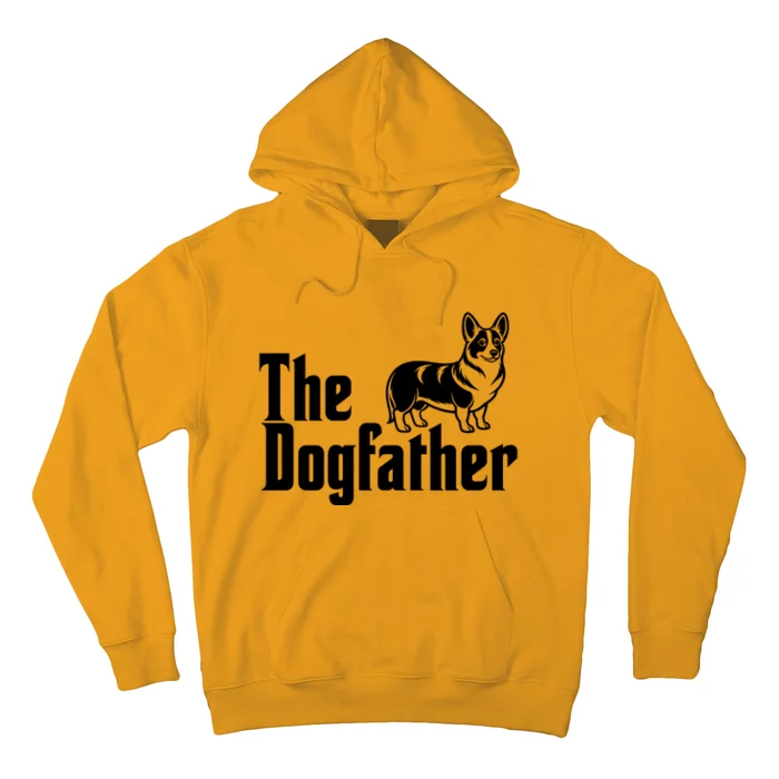 Funny The Dogfather Corgi Lover Hoodie