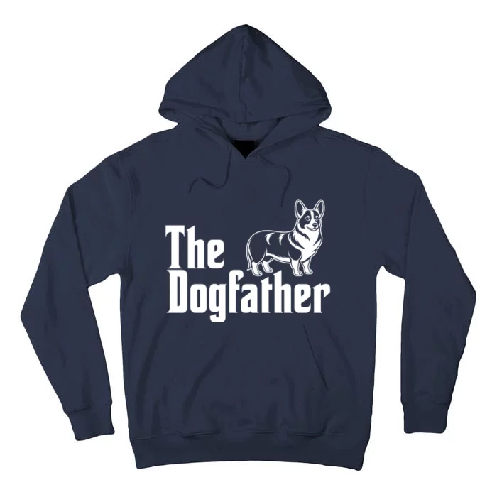 Funny The Dogfather Corgi Lover Tall Hoodie