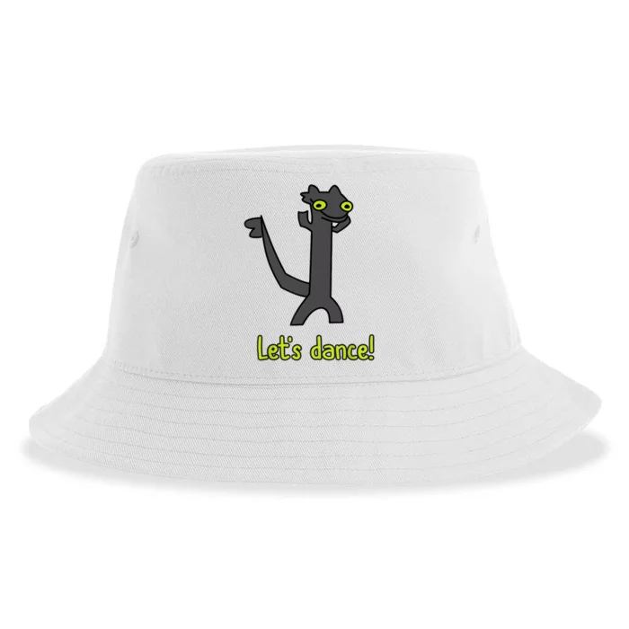 Funny Toothless Dance Meme LetS Dance Sustainable Bucket Hat