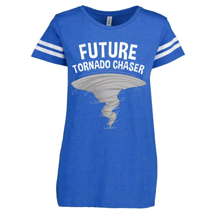 Funny Tornado Designs Storm Meteorologists Enza Ladies Jersey Football T-Shirt