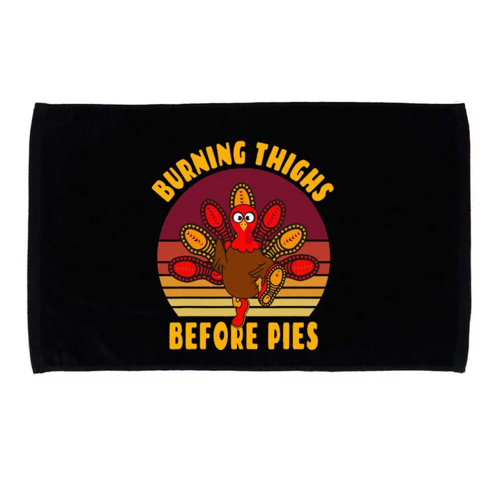 Funny Thanksgiving Day 5k 10k Trot Run Runner Costume Microfiber Hand Towel