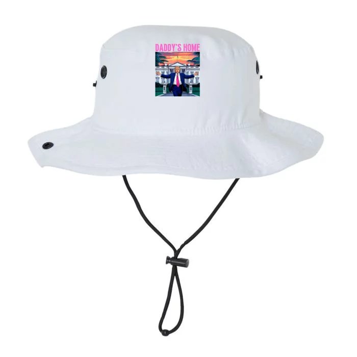 Funny Trump DaddyS Home Trump Pink 2024 Legacy Cool Fit Booney Bucket Hat