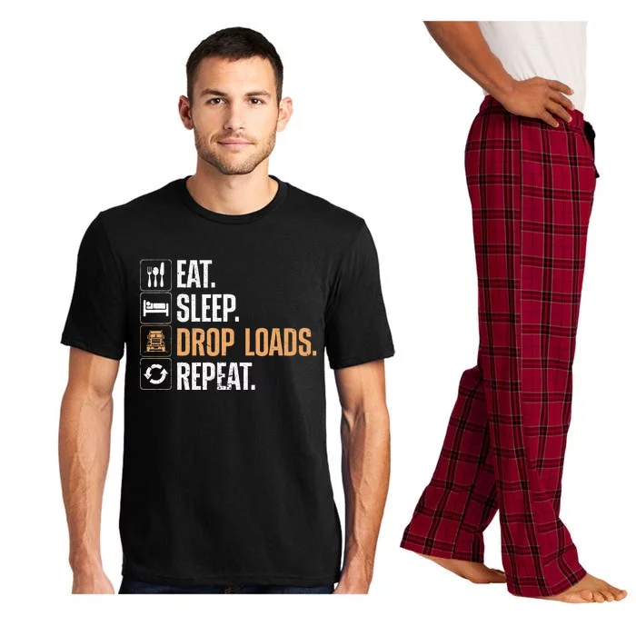 Funny Truck Driver Mechanic Art Pajama Set