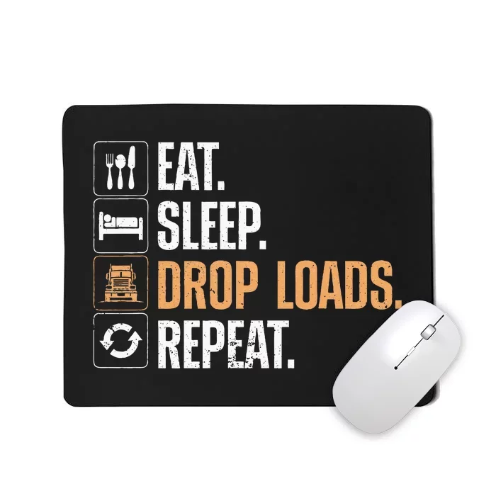 Funny Truck Driver Mechanic Art Mousepad