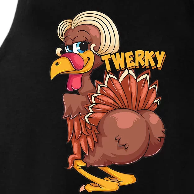 Funny Twerky Dance Cute Love Twerk Dancing Thanksgiving Gift Ladies Tri-Blend Wicking Tank