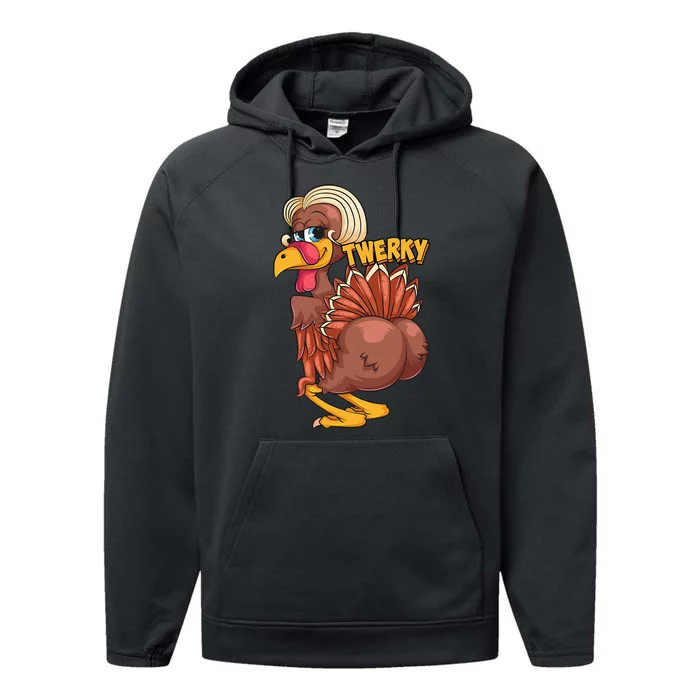 Funny Twerky Dance Cute Love Twerk Dancing Thanksgiving Gift Performance Fleece Hoodie