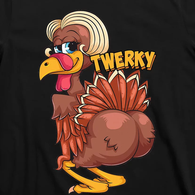 Funny Twerky Dance Cute Love Twerk Dancing Thanksgiving Gift T-Shirt