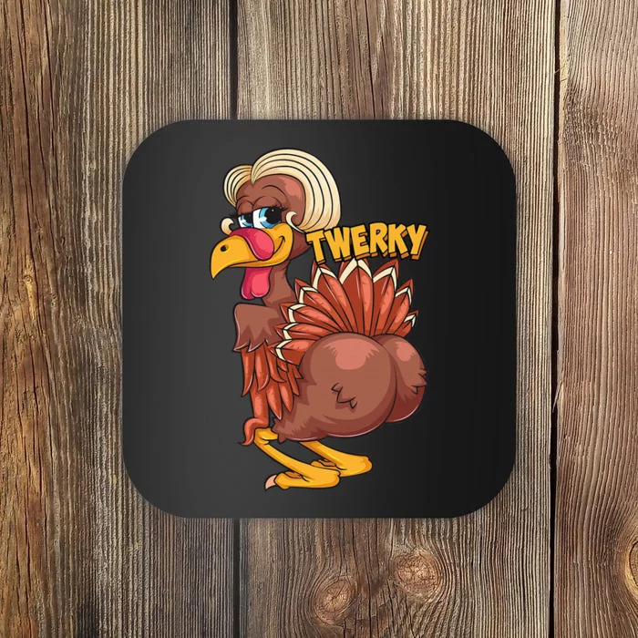 Funny Twerky Dance Cute Love Twerk Dancing Thanksgiving Gift Coaster