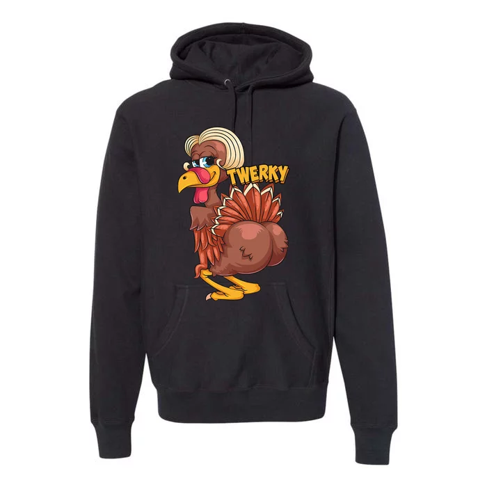 Funny Twerky Dance Cute Love Twerk Dancing Thanksgiving Gift Premium Hoodie