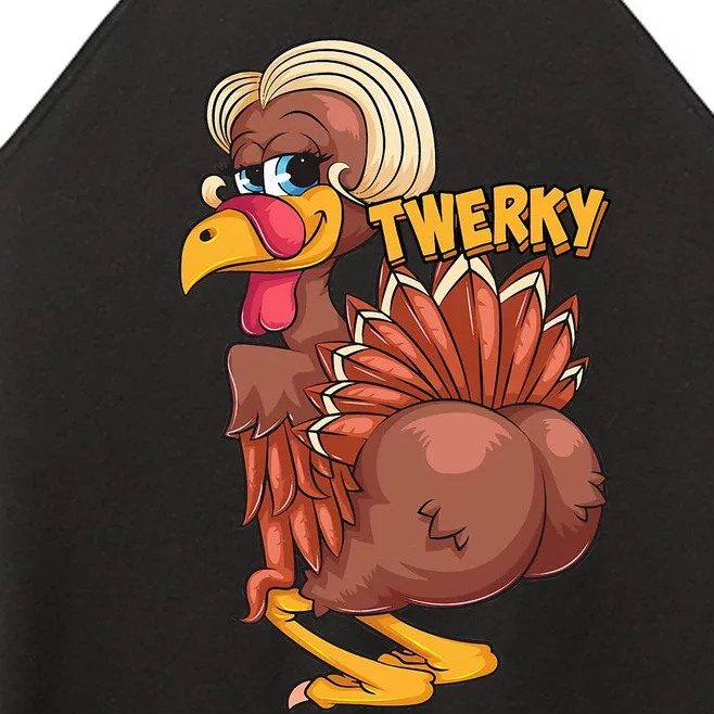 Funny Twerky Dance Cute Love Twerk Dancing Thanksgiving Gift Women’s Perfect Tri Rocker Tank