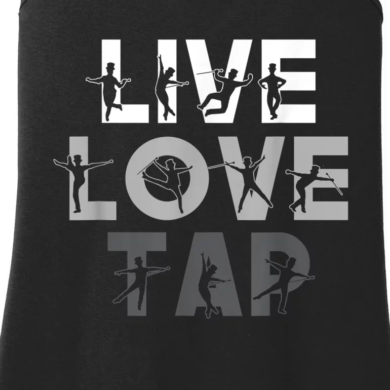 Funny Tap Dancing Design Live Love Tap Dance Ladies Essential Tank