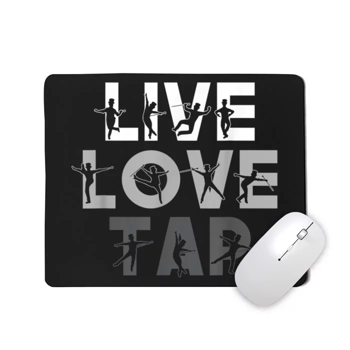 Funny Tap Dancing Design Live Love Tap Dance Mousepad