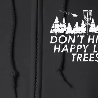 Funny Trees Disc Golf Perfect Full Zip Hoodie