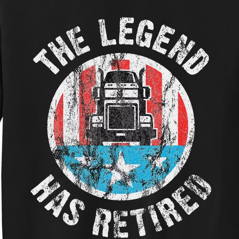 Funny Truck Driver Retirement Sweatshirt