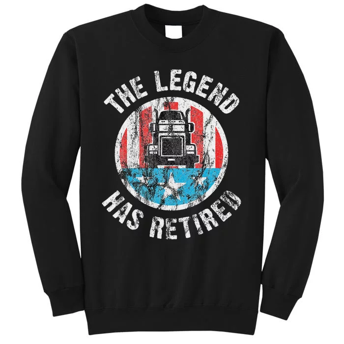 Funny Truck Driver Retirement Sweatshirt