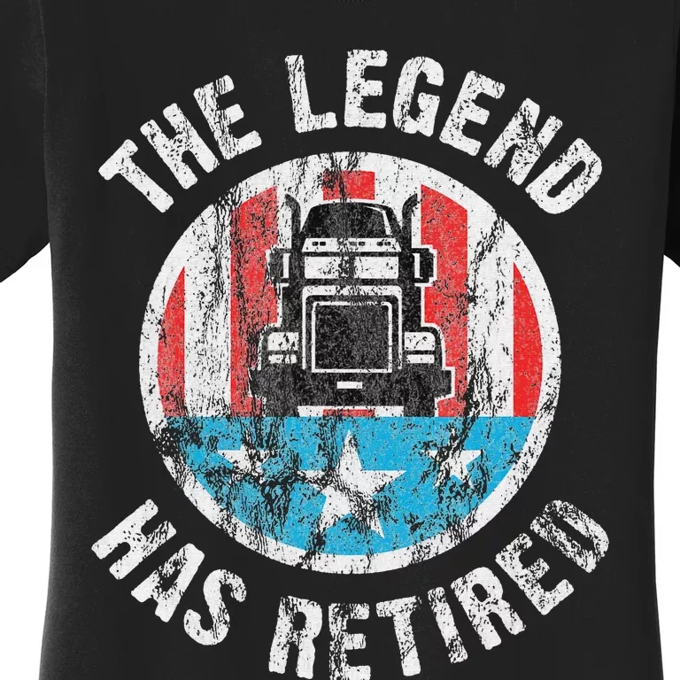 Funny Truck Driver Retirement Women's T-Shirt