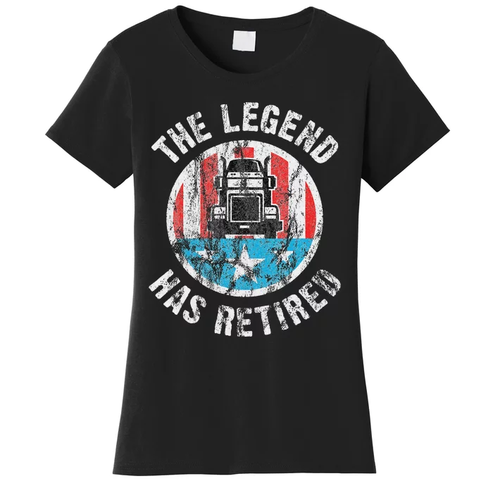 Funny Truck Driver Retirement Women's T-Shirt