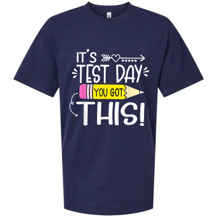 Funny Testing Day ItS Test Day You Got This Teacher Student Sueded Cloud Jersey T-Shirt