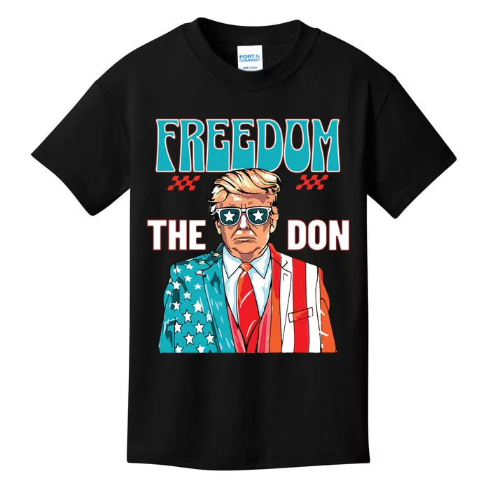 Freedom The Don Donald Trump Daddy President Kids T-Shirt