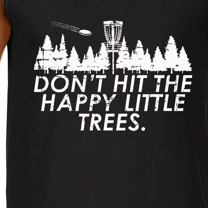 Funny Trees Disc Golf Perfect Gift For Frisbee Players Comfort Colors® Tank Top