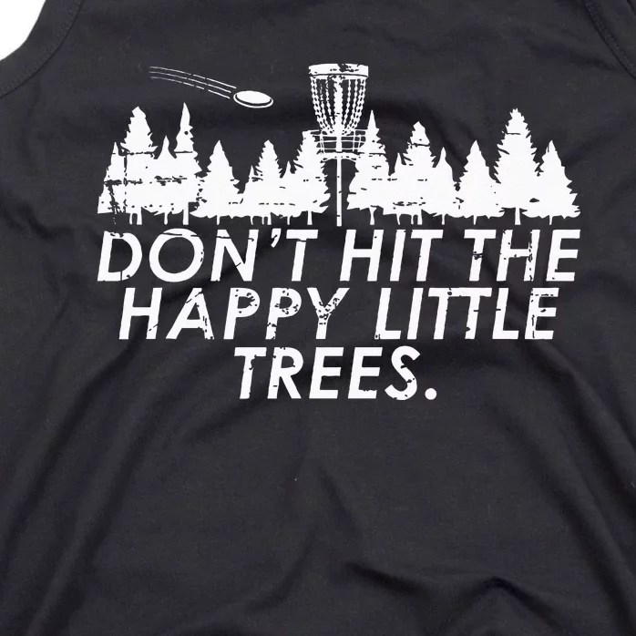 Funny Trees Disc Golf Perfect Gift For Frisbee Players Tank Top