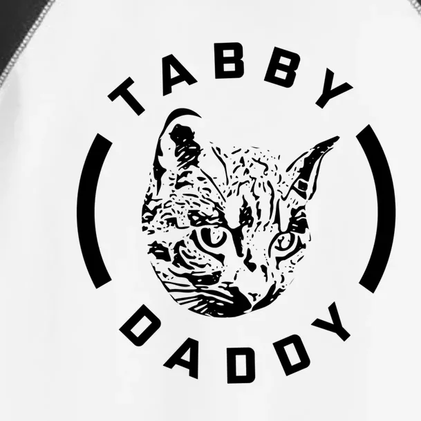 Funny Tabby Daddy Funny Gift Funny Gift Cat Dad Gift Toddler Fine Jersey T-Shirt