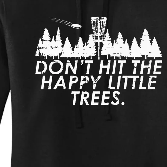 Funny Trees Disc Golf Perfect Gift For Frisbee Players Women's Pullover Hoodie