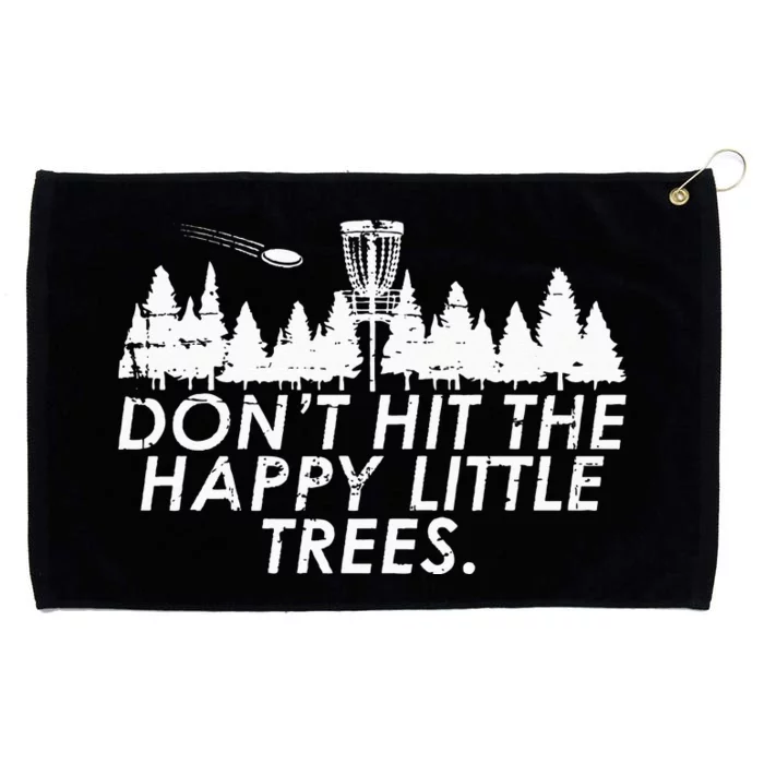 Funny Trees Disc Golf Perfect Gift For Frisbee Players Grommeted Golf Towel