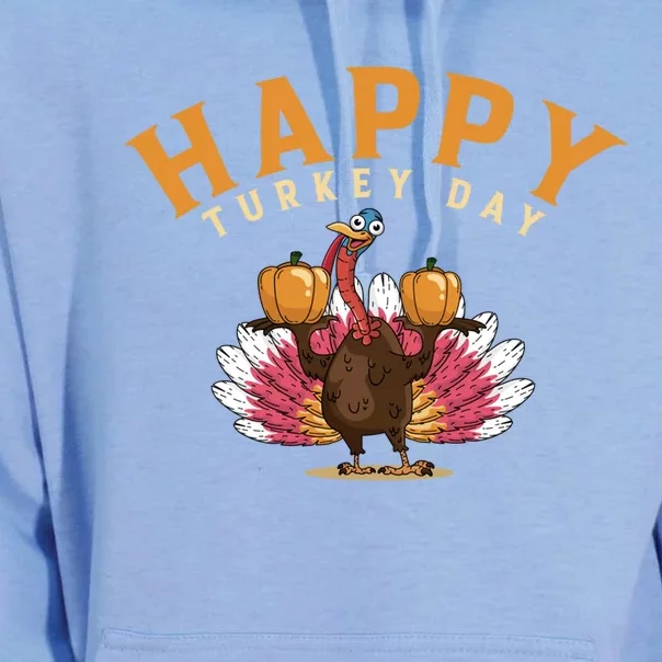 Funny Turkey Day Holiday Festive Dinner Happy Thanksgiving Cool Gift Unisex Surf Hoodie