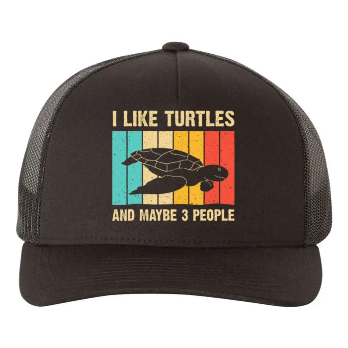 Funny Turtle Design Sea Turtle Lover Yupoong Adult 5-Panel Trucker Hat