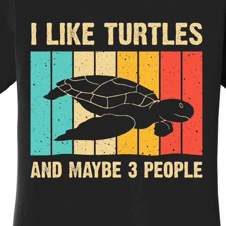 Funny Turtle Design Sea Turtle Lover Women's T-Shirt