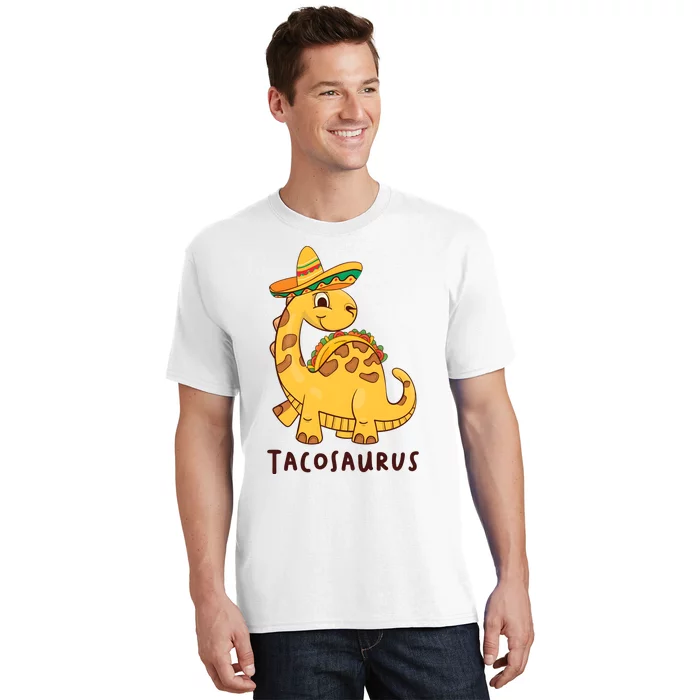 Funny Taco Dinosaur Tacosaurus Cinco De Mayo T-Shirt