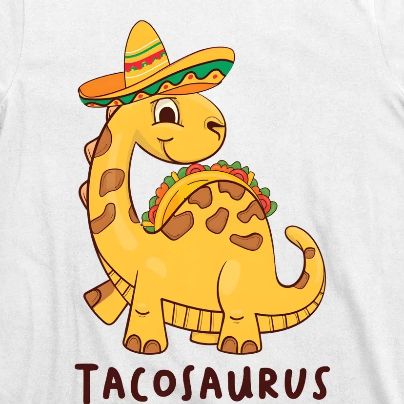 Funny Taco Dinosaur Tacosaurus Cinco De Mayo T-Shirt