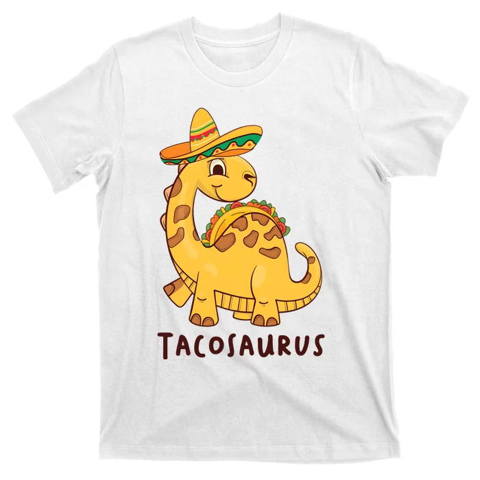 Funny Taco Dinosaur Tacosaurus Cinco De Mayo T-Shirt