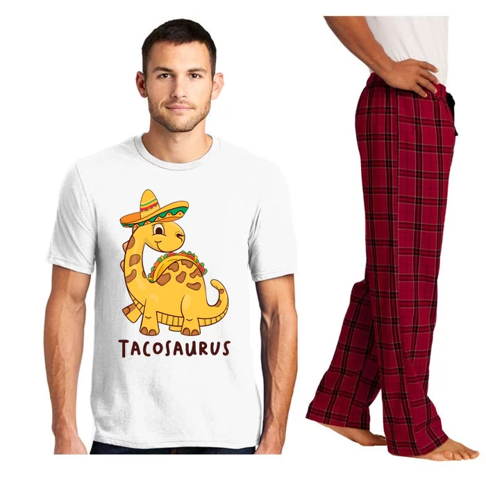 Funny Taco Dinosaur Tacosaurus Cinco De Mayo Pajama Set