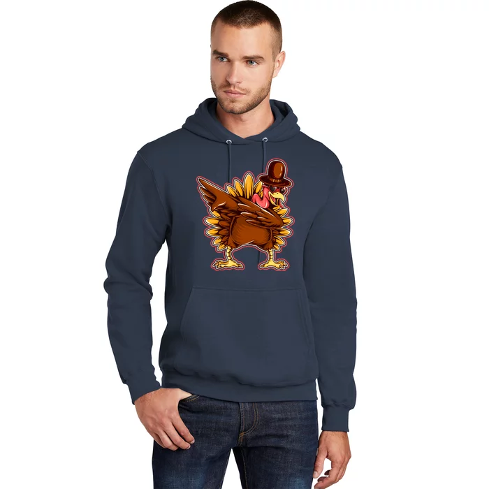 Funny Thanksgiving Dabbing Turkey Hoodie